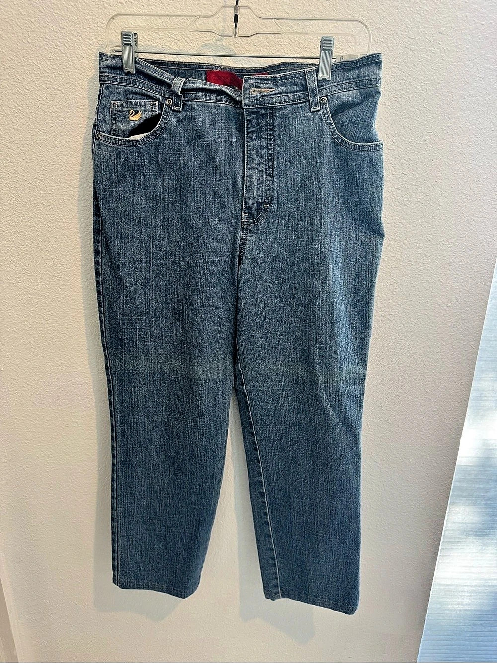 Gloria Vanderbilt Women's Straight Leg Jeans Waist 10 Blue